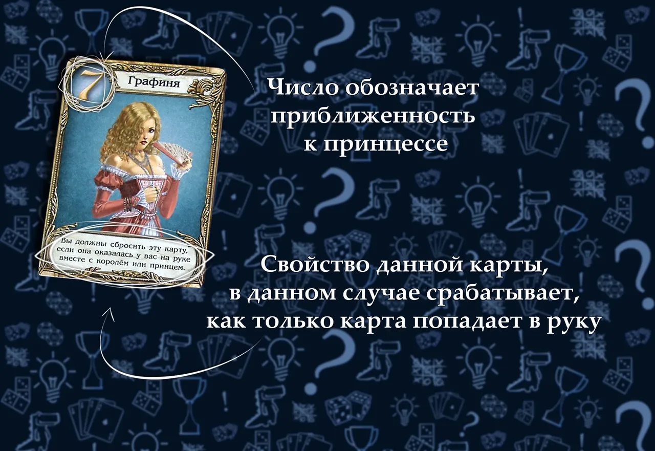 Приближенностьк принцессе в настольной игре тайное послание