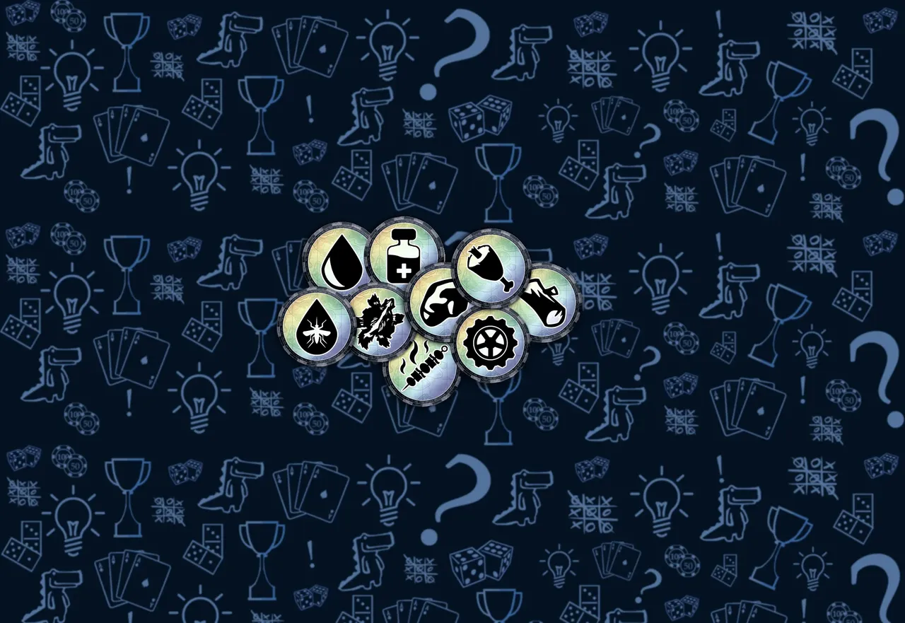 Жетоныресурсов настольная игра «Остаться в живых: неизведанные земли»