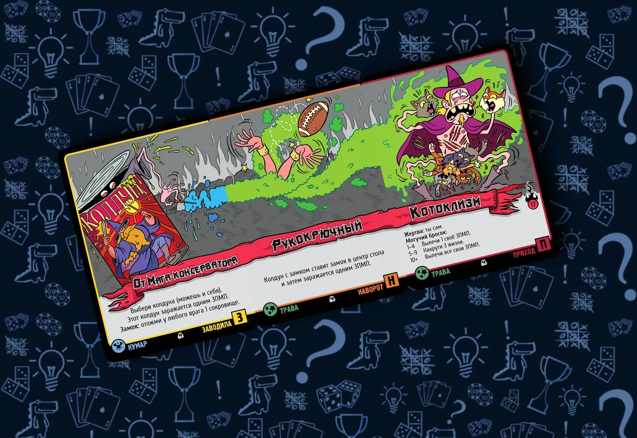 КомбоНастольная игра «Эпичные схватки боевых магов. Переполох в хоромах страсти»