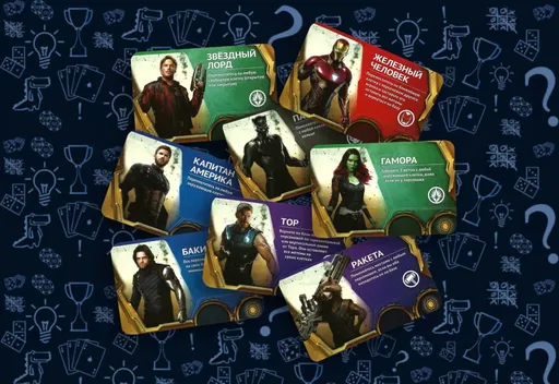 Персонажив настольной игре «Мстители: Война Бесконечности»