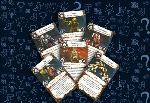 Карточкиобычных врагов настольная игра Герои Терринота (rolethedice.ru Бросьте Кости)
