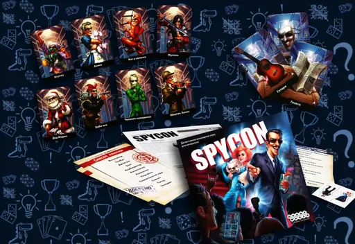 Настольнаяигра Spycon содержимое коробки (rolethedice.ru Бросьте Кости)
