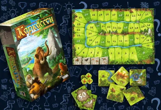 Содержимоенастольной игры Каркассон: Охотники и собиратели (rolethedice.ru Бросьте Кости)