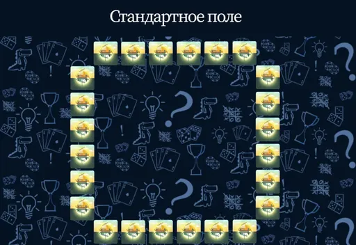 Стандартноеполе, стандартного режима игры настольная игра Штиль (rolethedice.ru Бросьте Кости)