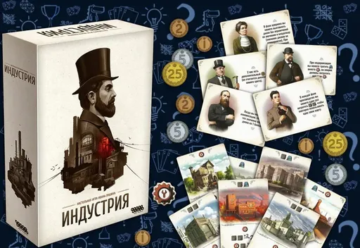 Содержимоенастольная игра Индустрия (rolethedice.ru Бросьте Кости)