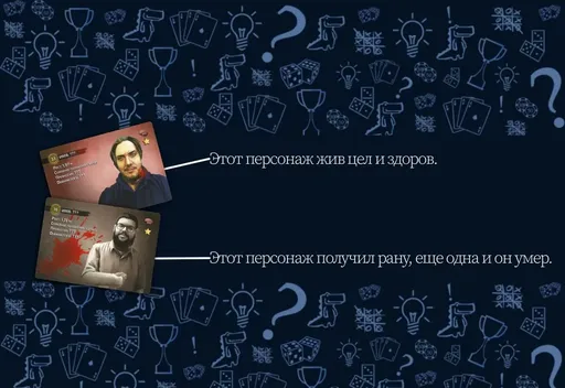 Персонажии ранения настольная игра Смертельные материалы: Амнезия. (rolethedice.ru Бросьте Кости)