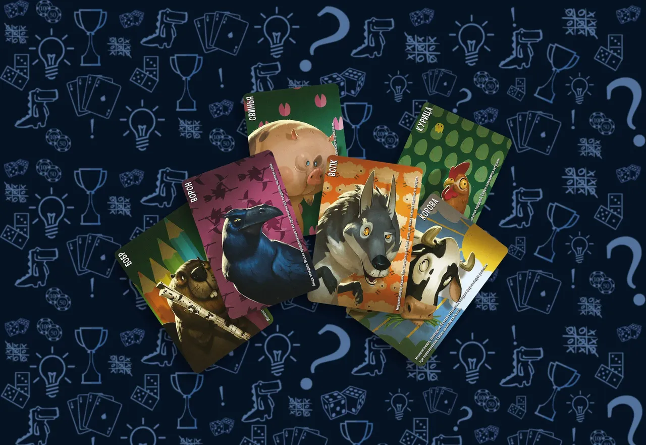 Животныев настольной игре Similo Животные (rolethedice.ru Бросьте Кости)